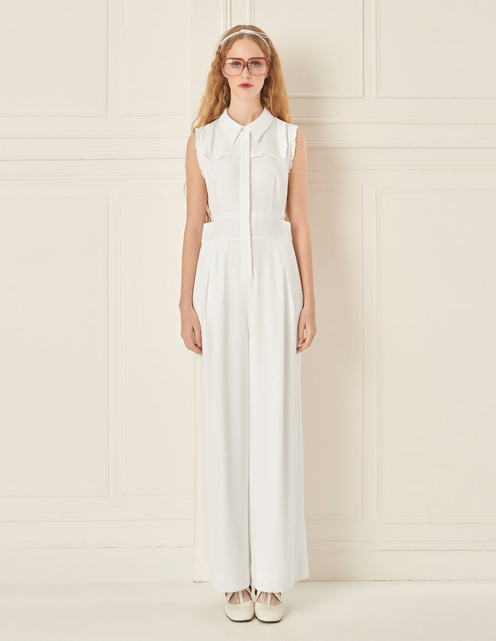 BORA AKSU Sleeveless Jumpsuit With Cut-Out Waist
