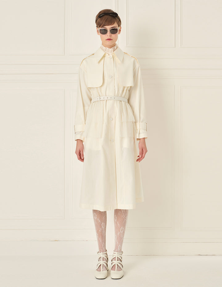 BORA AKSU Mesh Patchwork Windbreaker