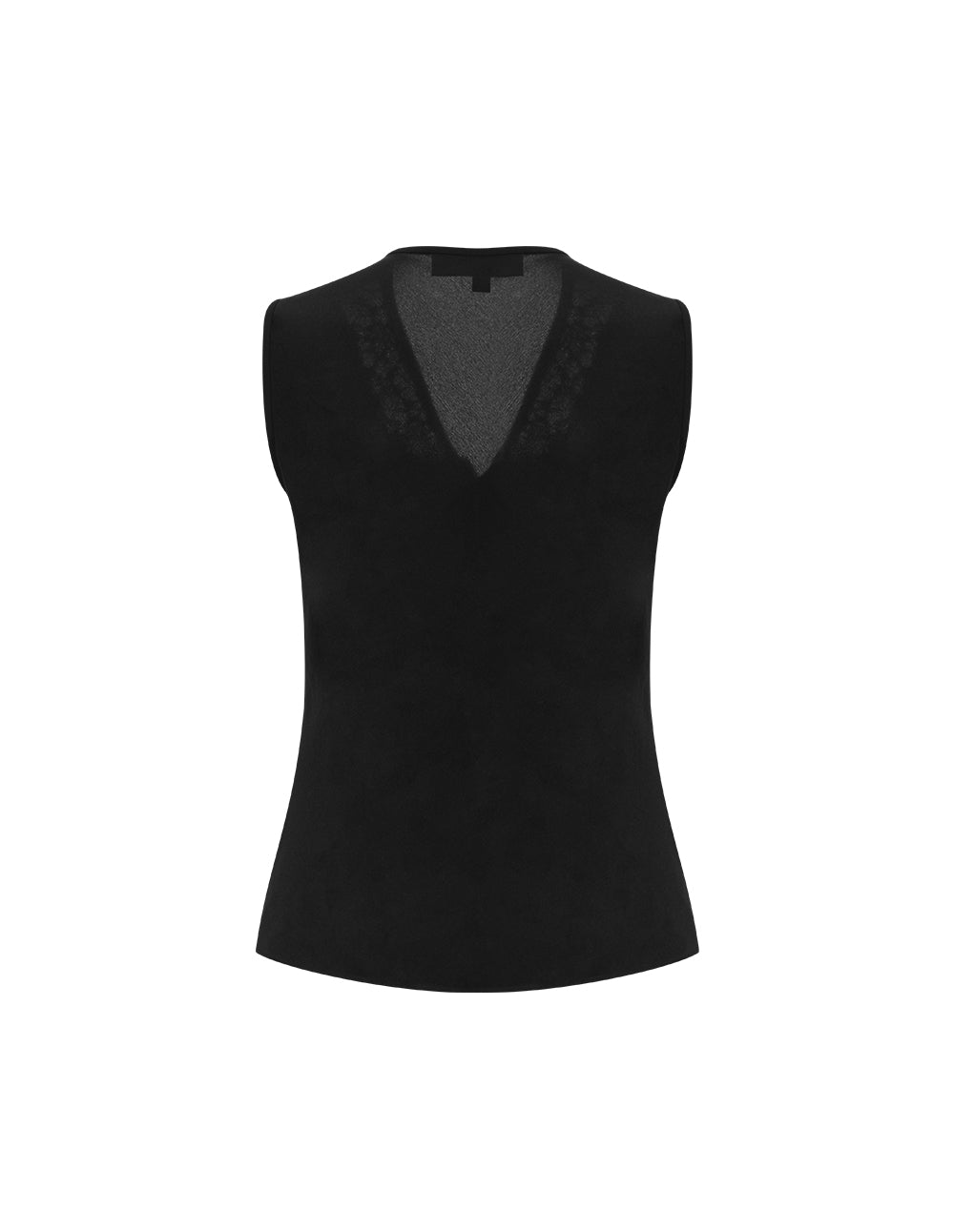 BORA AKSU V-Neck Lace-Hollow Vest