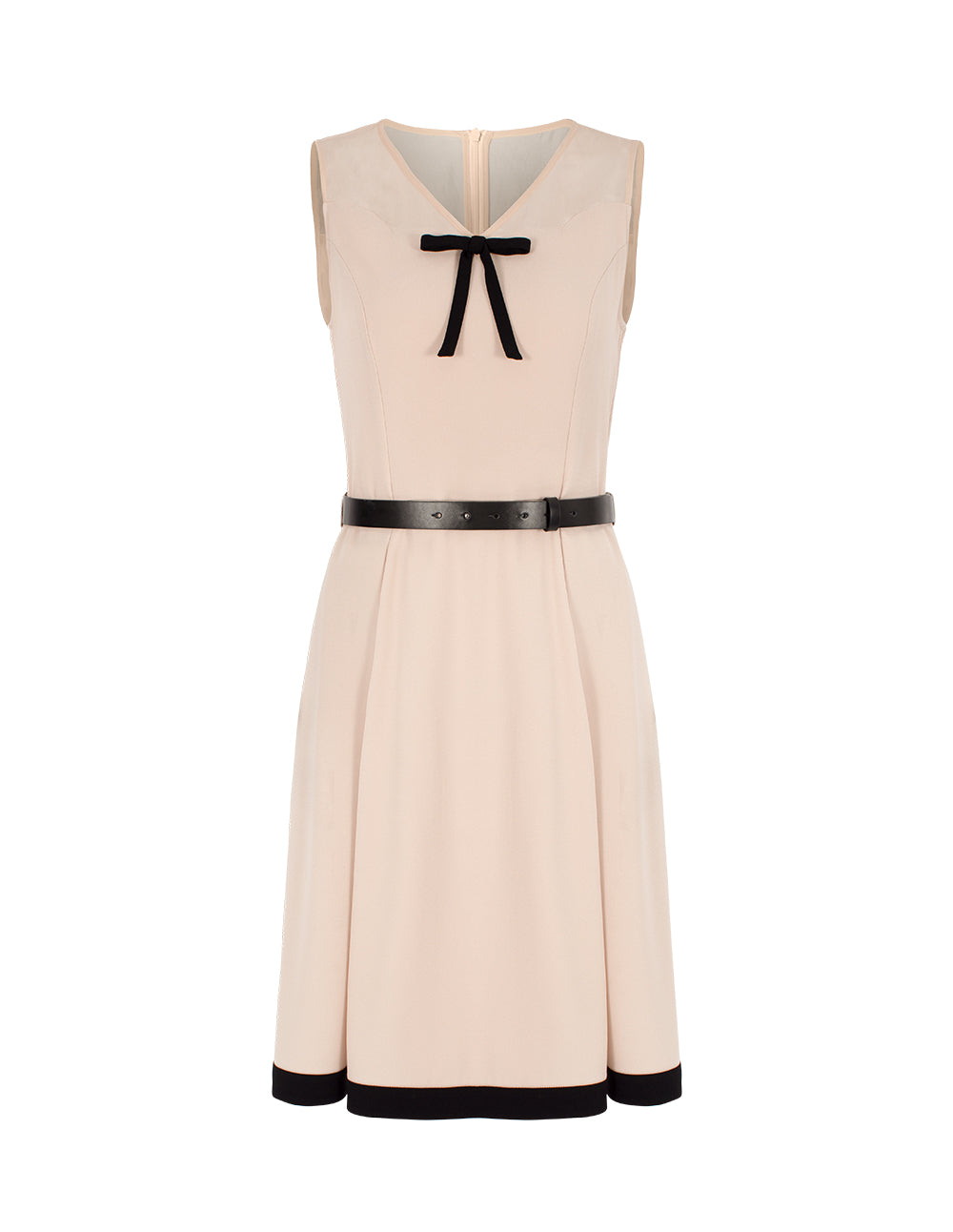 BORA AKSU V-Neck Sleeveless Gathered Waist Midi Dress