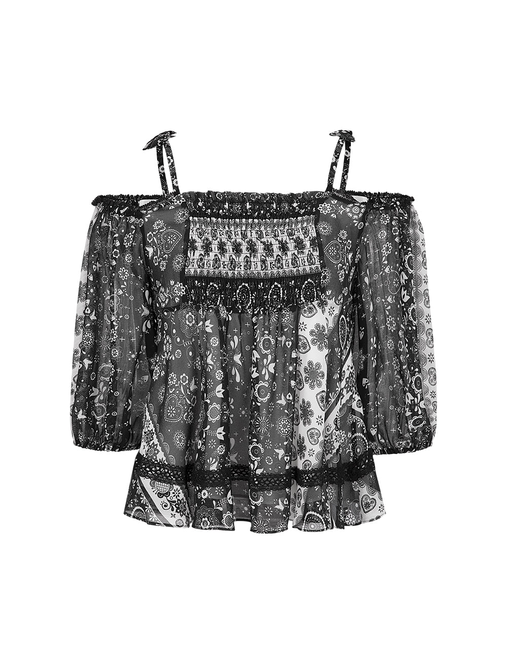 BORA AKSU V-Neck Pleated Camisole