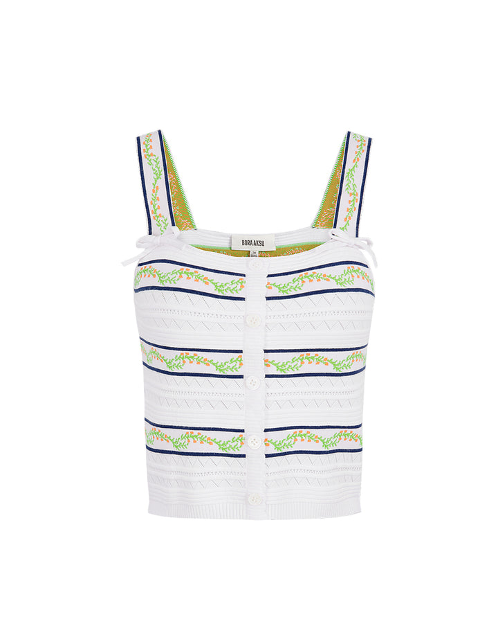 BORA AKSU Jacquard Knitted Suspenders