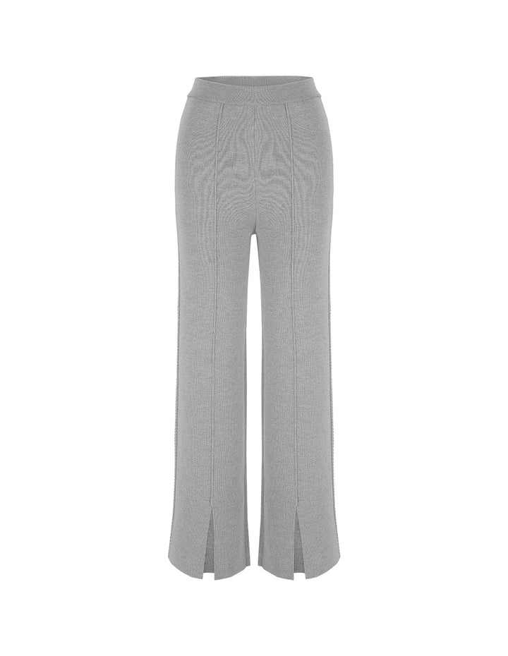 BORA AKSU Wool Wide-Leg Straight Pants