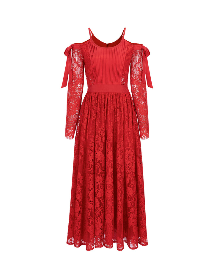 BORA AKSU Silk Lace Blend Camisole Roselle Dress