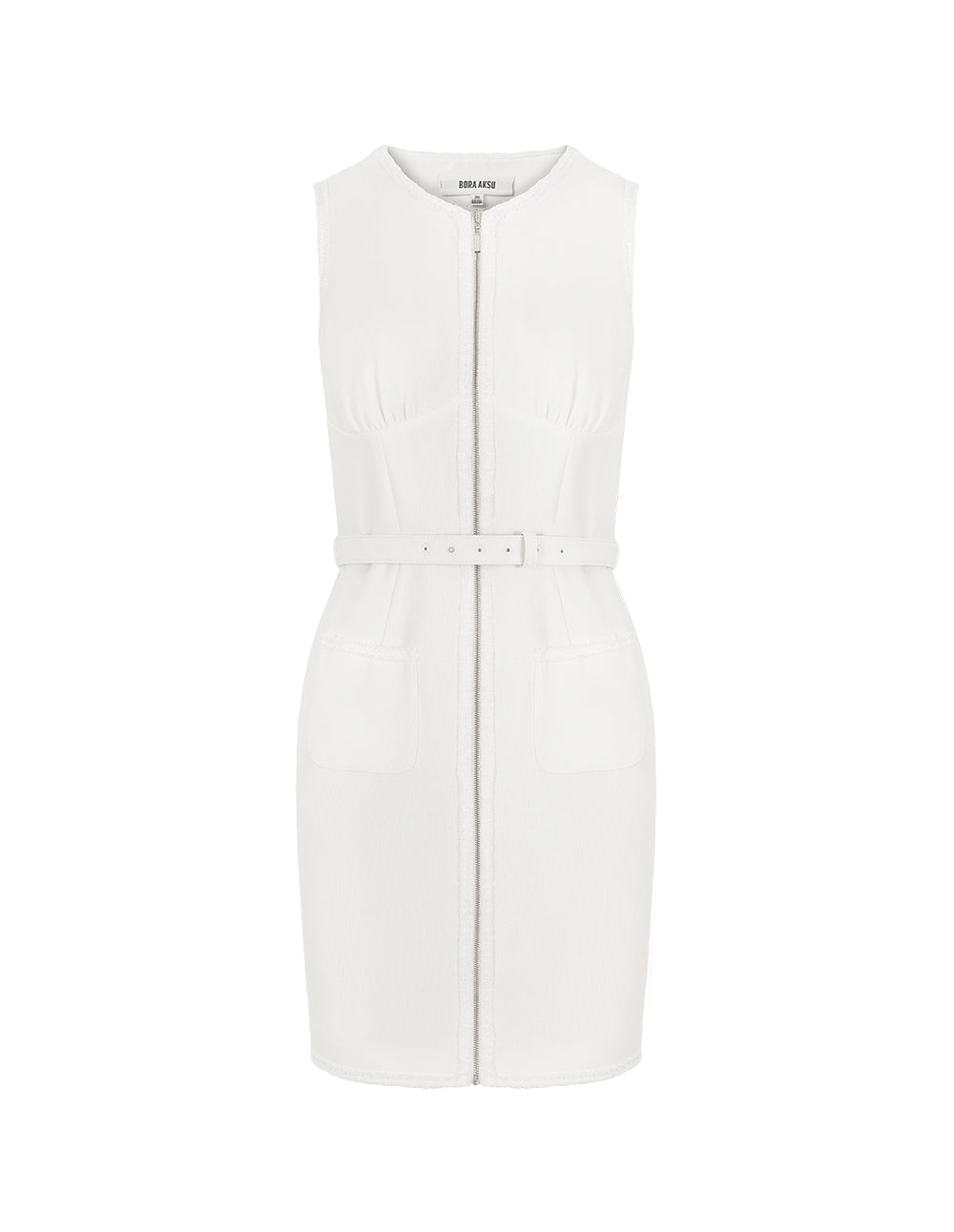 BORA AKSU Simple Zipper Sleeveless Dress