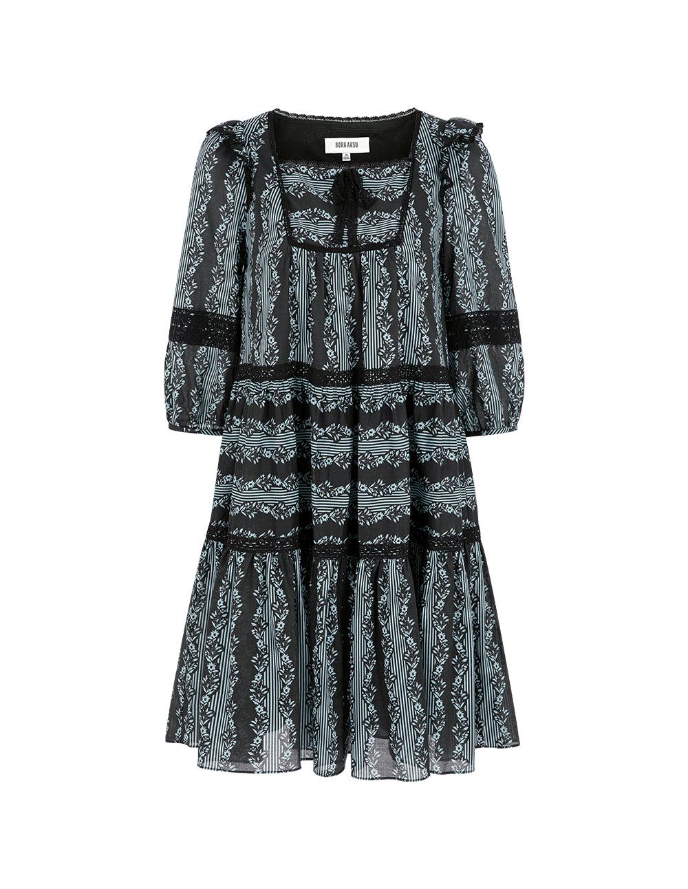 BORA AKSU Printed Babydoll Dress