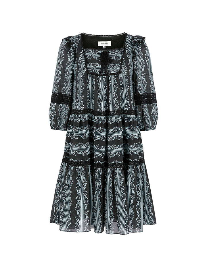 BORA AKSU Printed Babydoll Dress