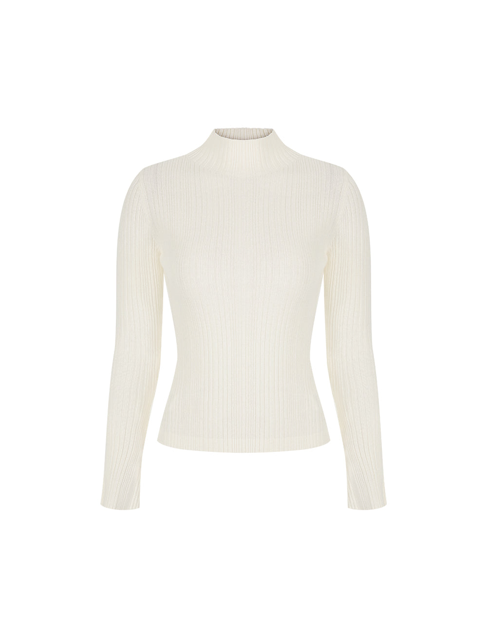 BORA AKSU Mid-High Collar Slim Fit Cashmere Pullover