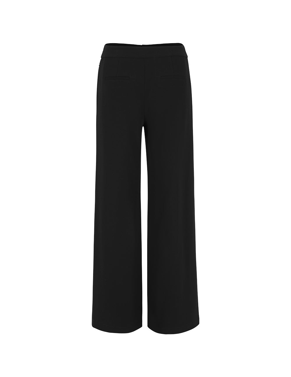 BORA AKSU Black Wide-Leg Straight Trousers