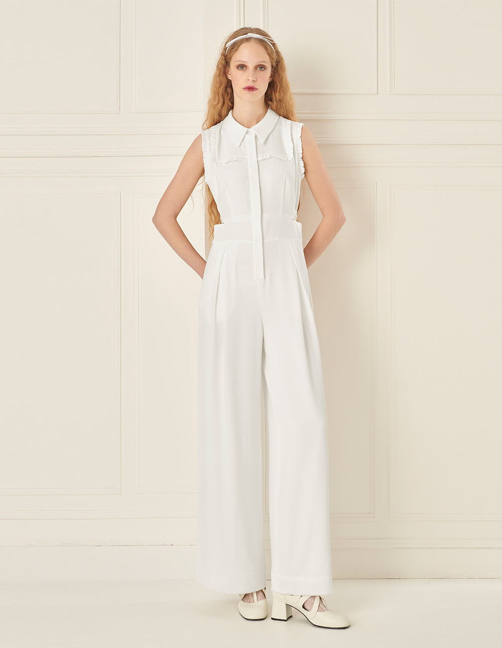 BORA AKSU Sleeveless Jumpsuit With Cut-Out Waist