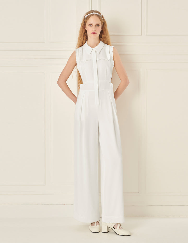 BORA AKSU Sleeveless Jumpsuit With Cut-Out Waist