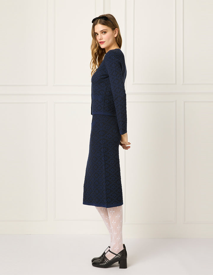 BORA AKSU Straight Slim-fit Knee-Length Skirt