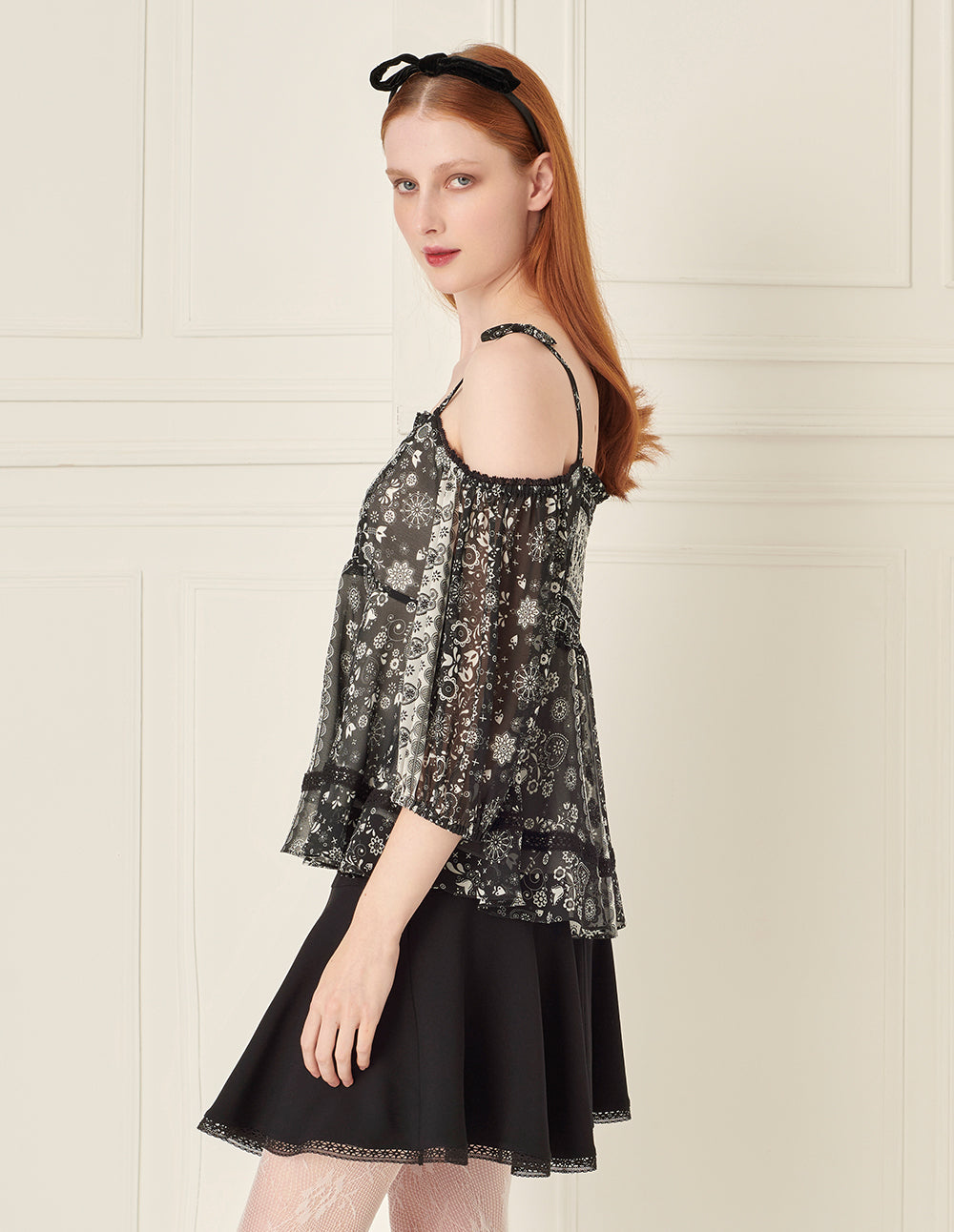 BORA AKSU V-Neck Pleated Camisole