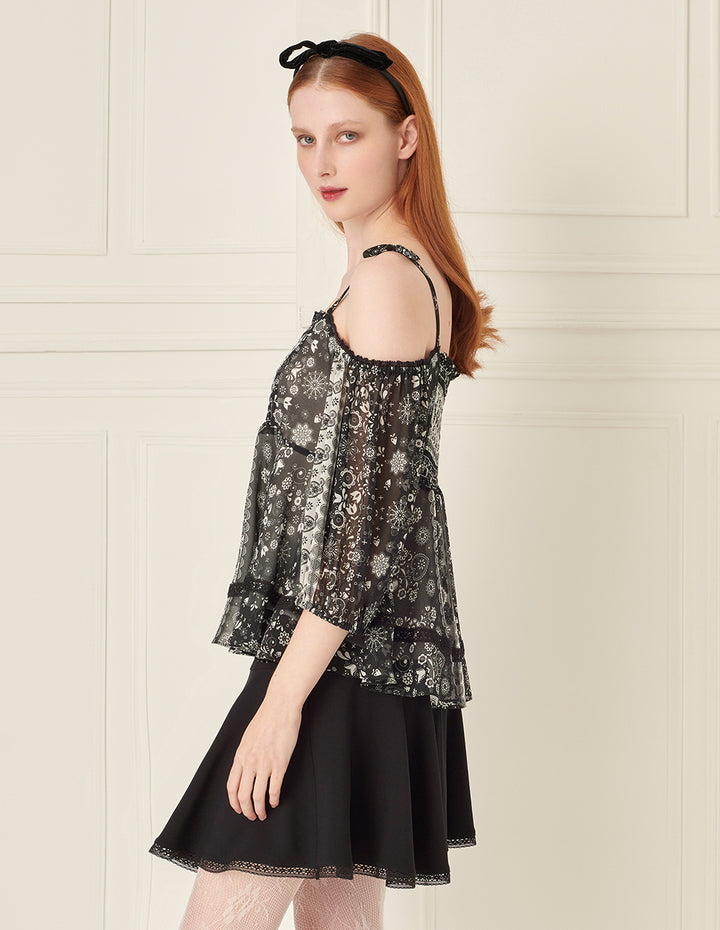 BORA AKSU V-Neck Pleated Camisole