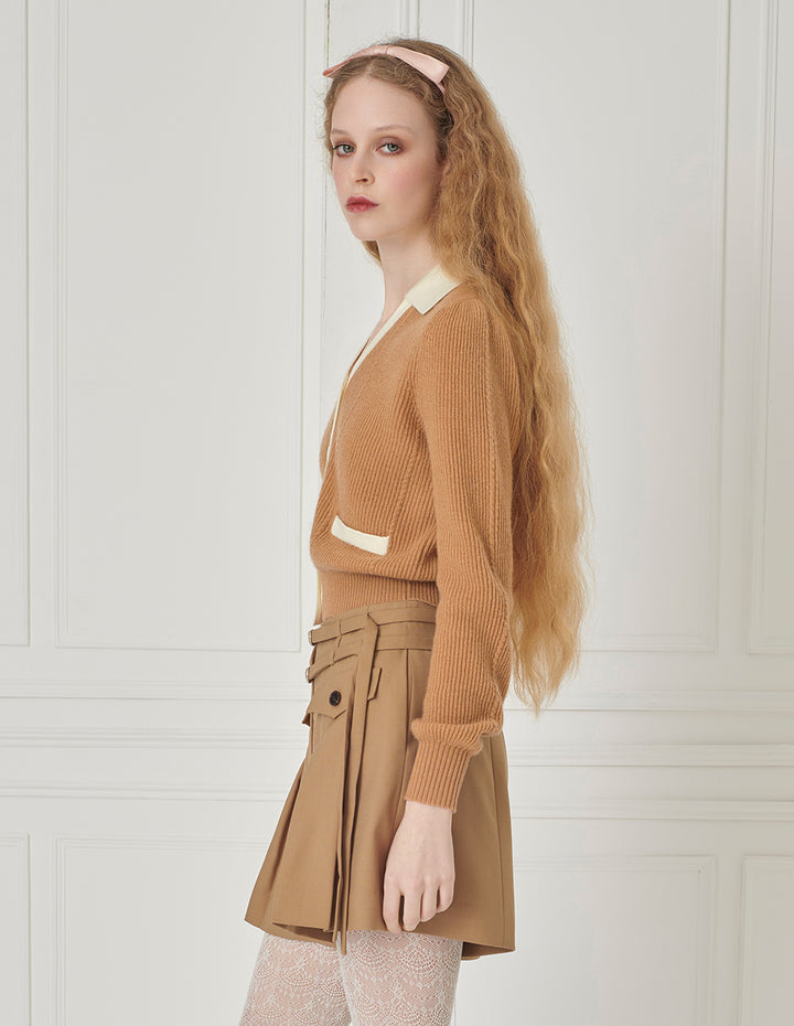 BORA AKSU A-Line Pleated Shorts