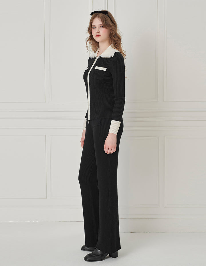 BORA AKSU Wool Flared Pants