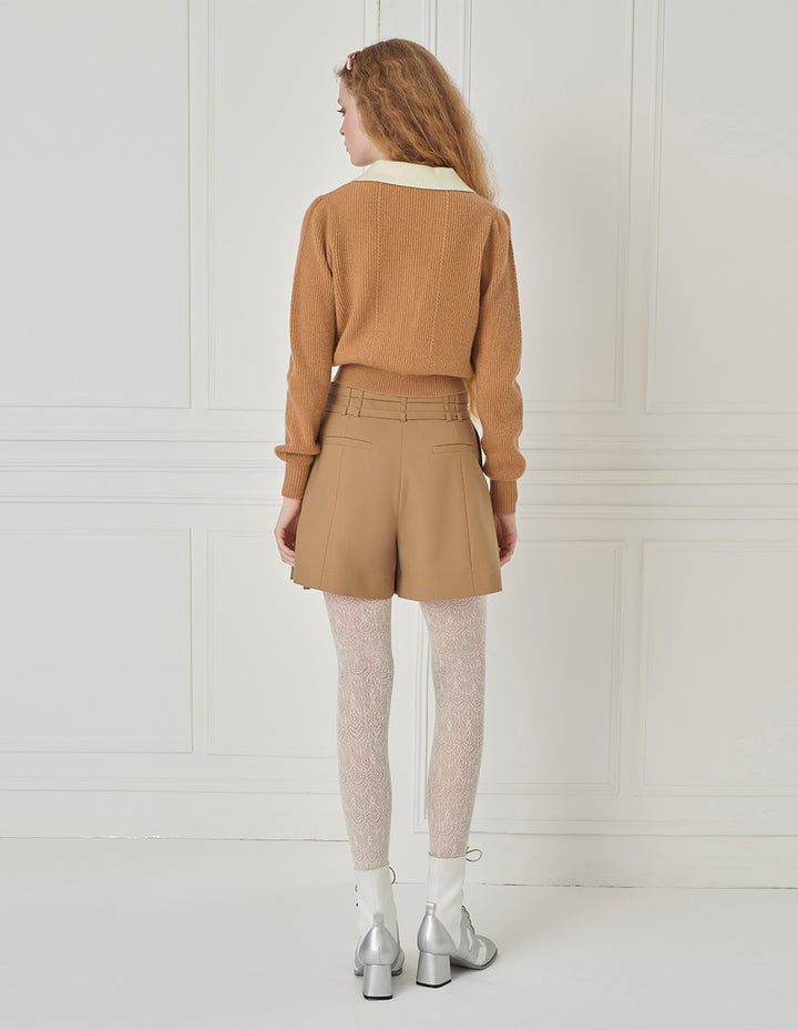 BORA AKSU A-Line Pleated Shorts