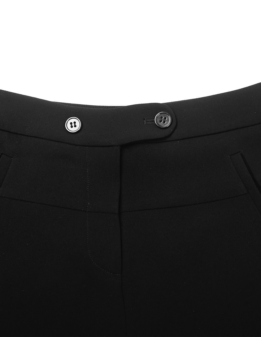 BORA AKSU Simple Relaxed Fit Cropped Straight Leg Pants