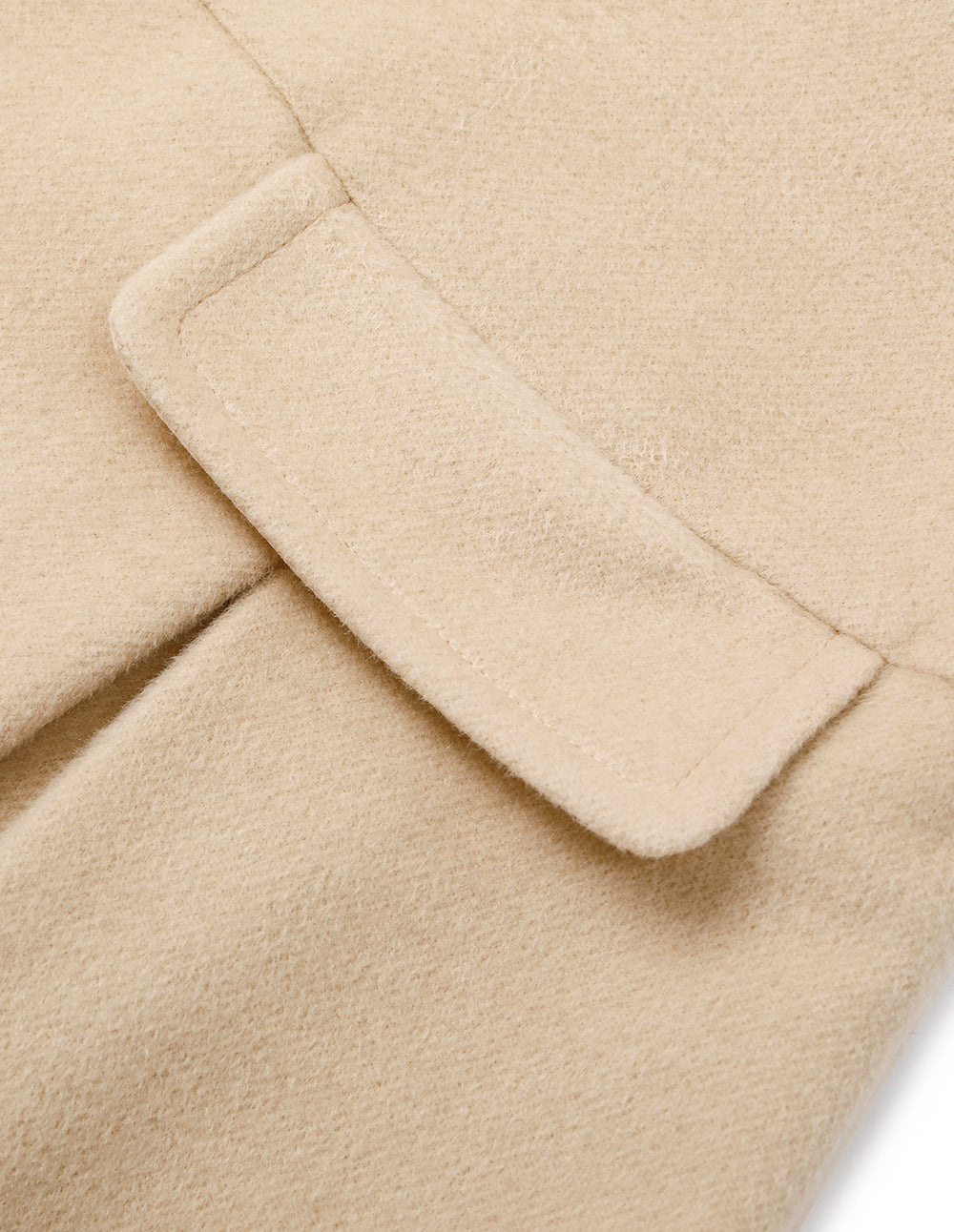 BORA AKSU High-Waisted A-Line Wide Pleated Wool Skirt