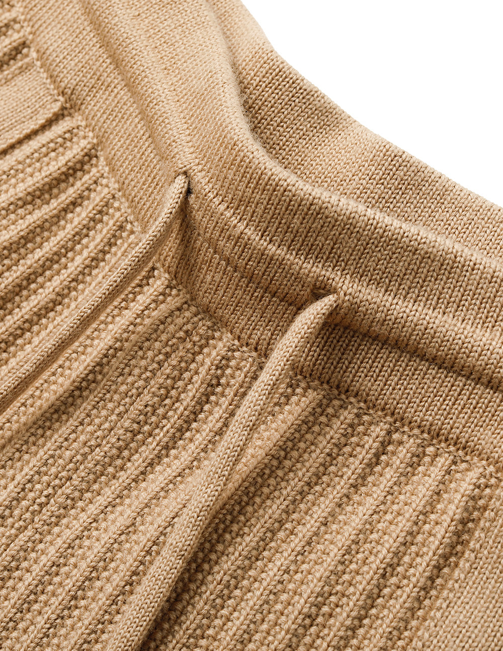 BORA AKSU Coffee-Colored Loose Wool Simple Straight Leg Pants