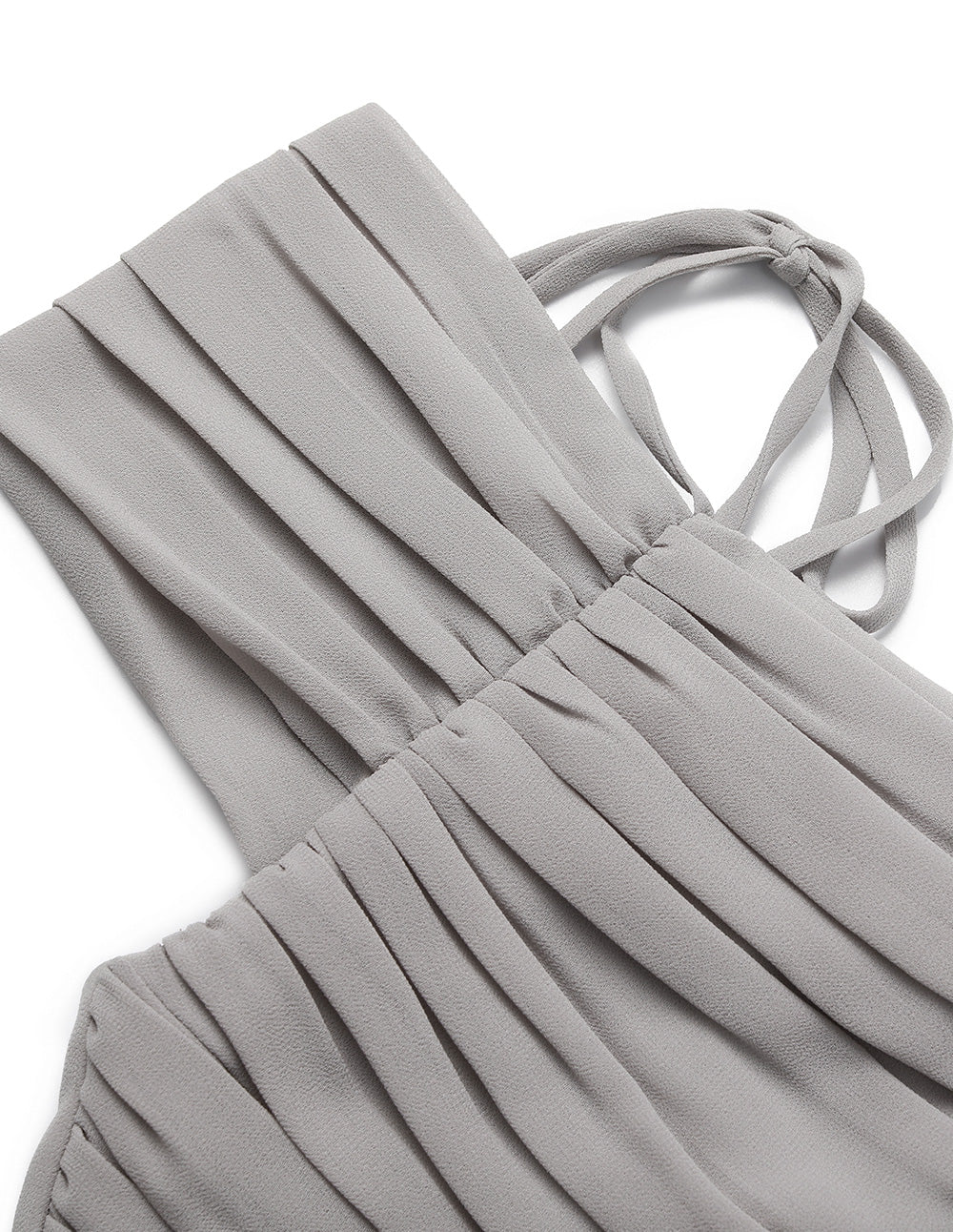 BORA AKSU V-neck Pleated Slip Midi Dress