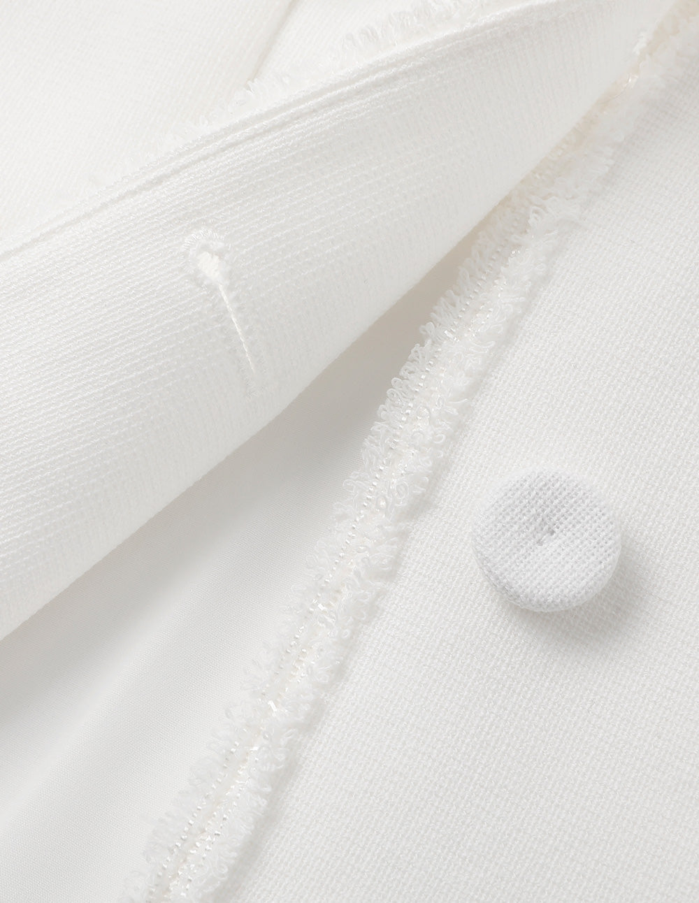 BORA AKSU Runwway Style French Puff Sleeve V-Neck Blazer