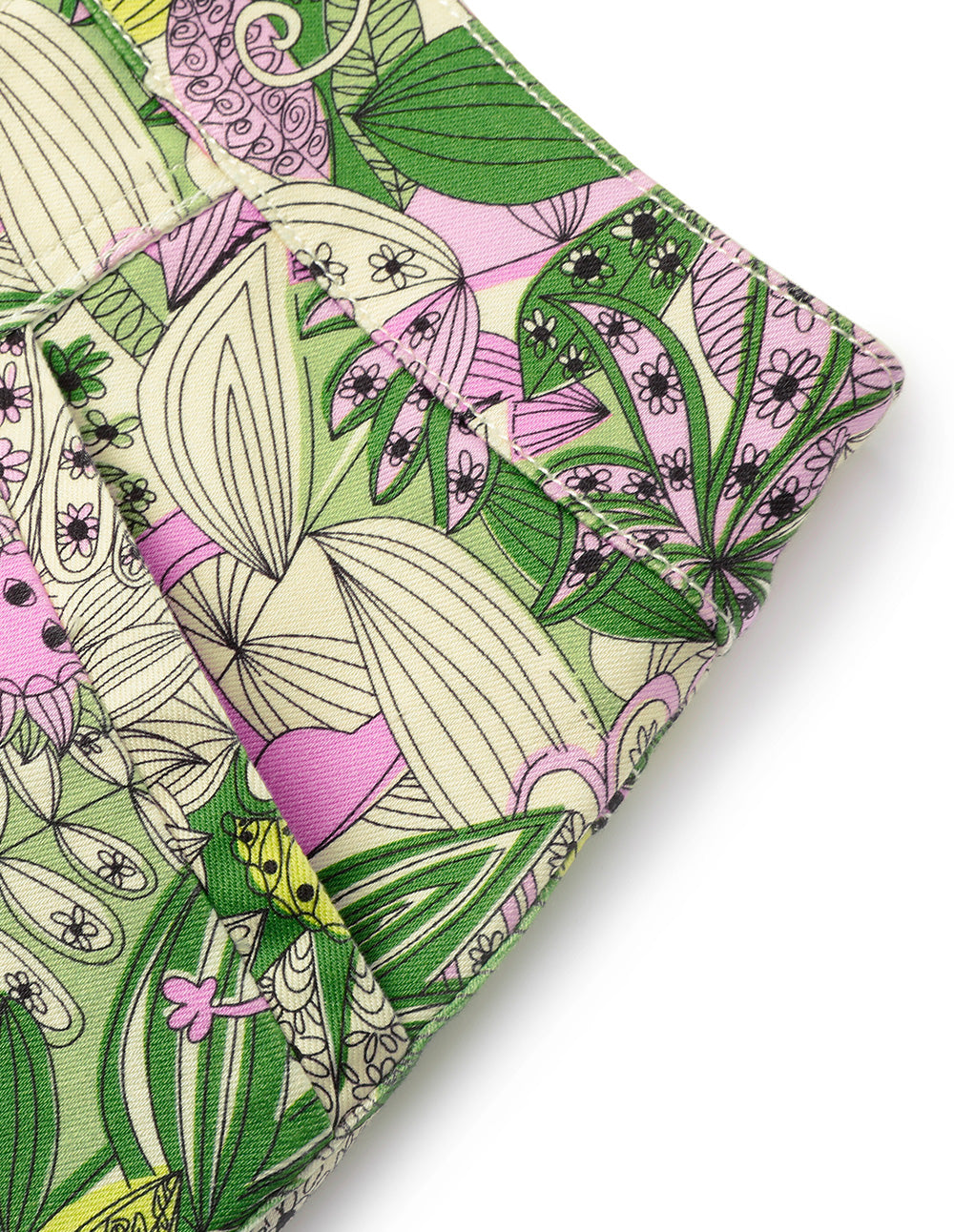 BORA AKSU Printed Slim Fit A-Line Denim Skirt