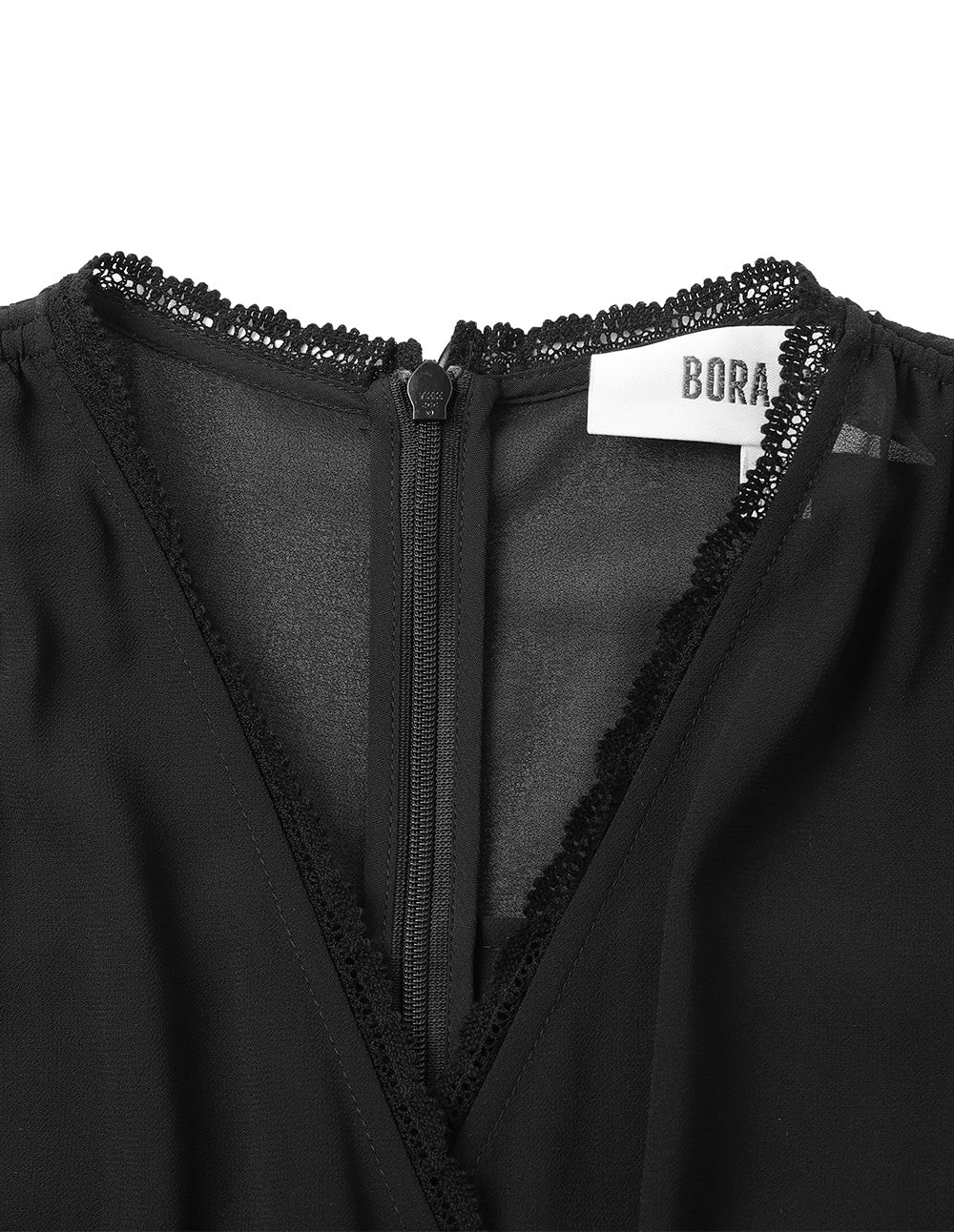 BORA AKSU V-Neck Sleeveless Pleated Jumpsuit