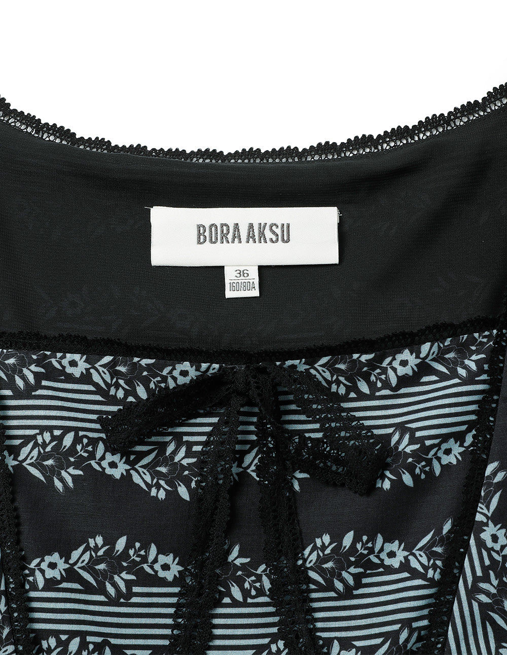 BORA AKSU Printed Babydoll Dress