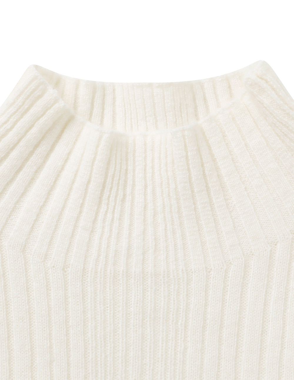 BORA AKSU Mid-High Collar Slim Fit Cashmere Pullover