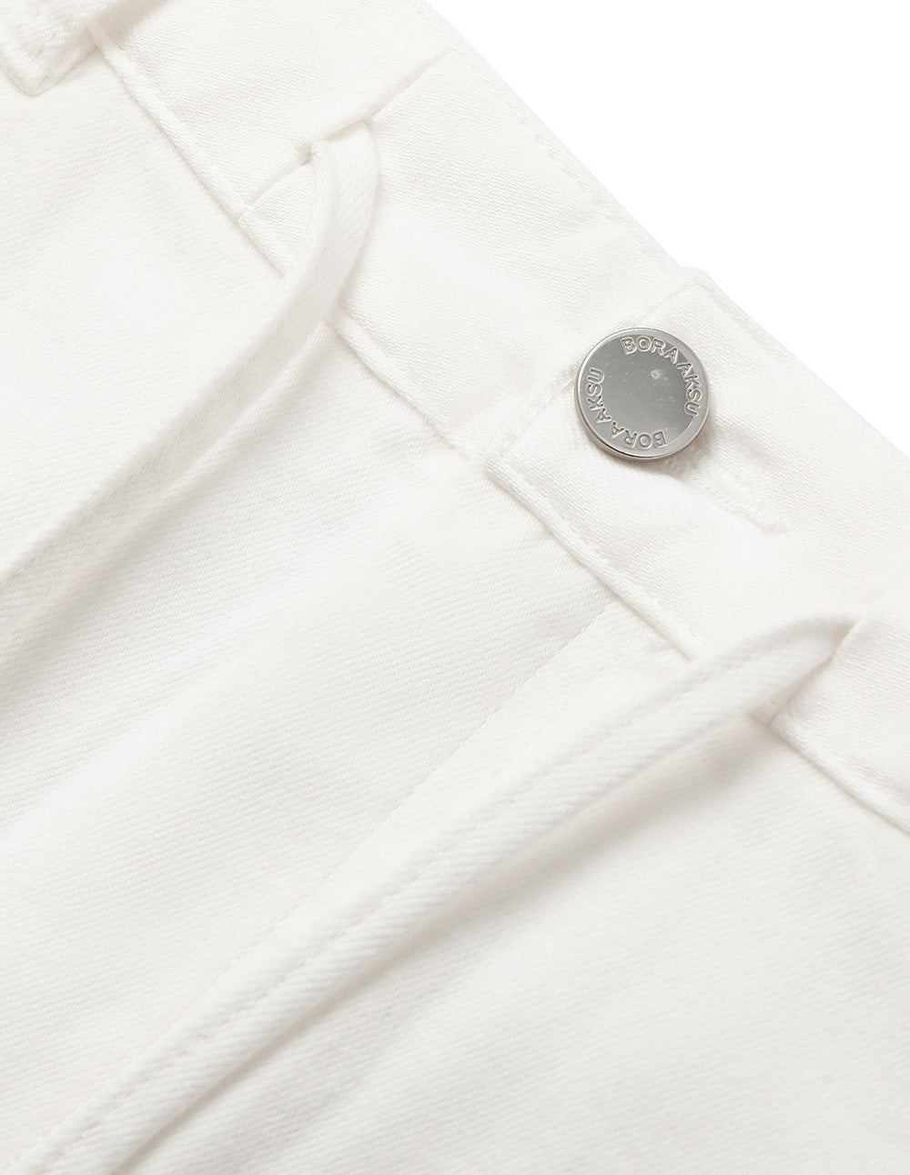 BORA AKSU Straight Knee-Length Denim Pencil Skirt