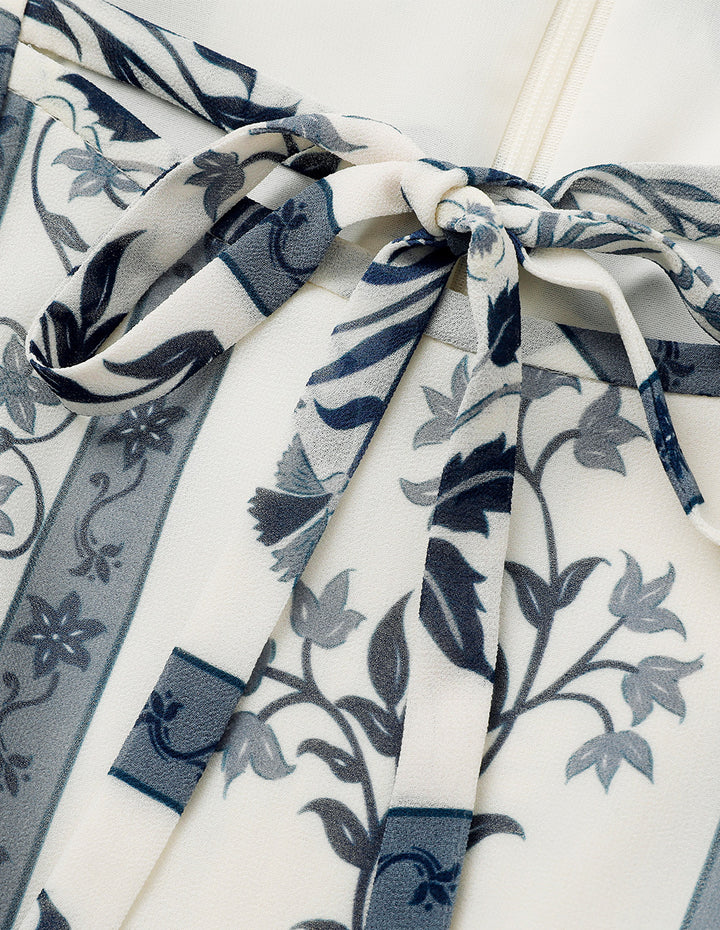 BORA AKSU Puff Sleeve Printed Dress