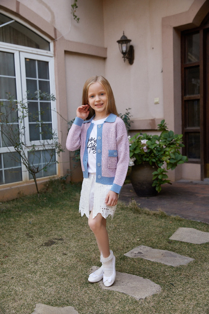 BORA AKSU KIDS Textured Stitch Cardigans