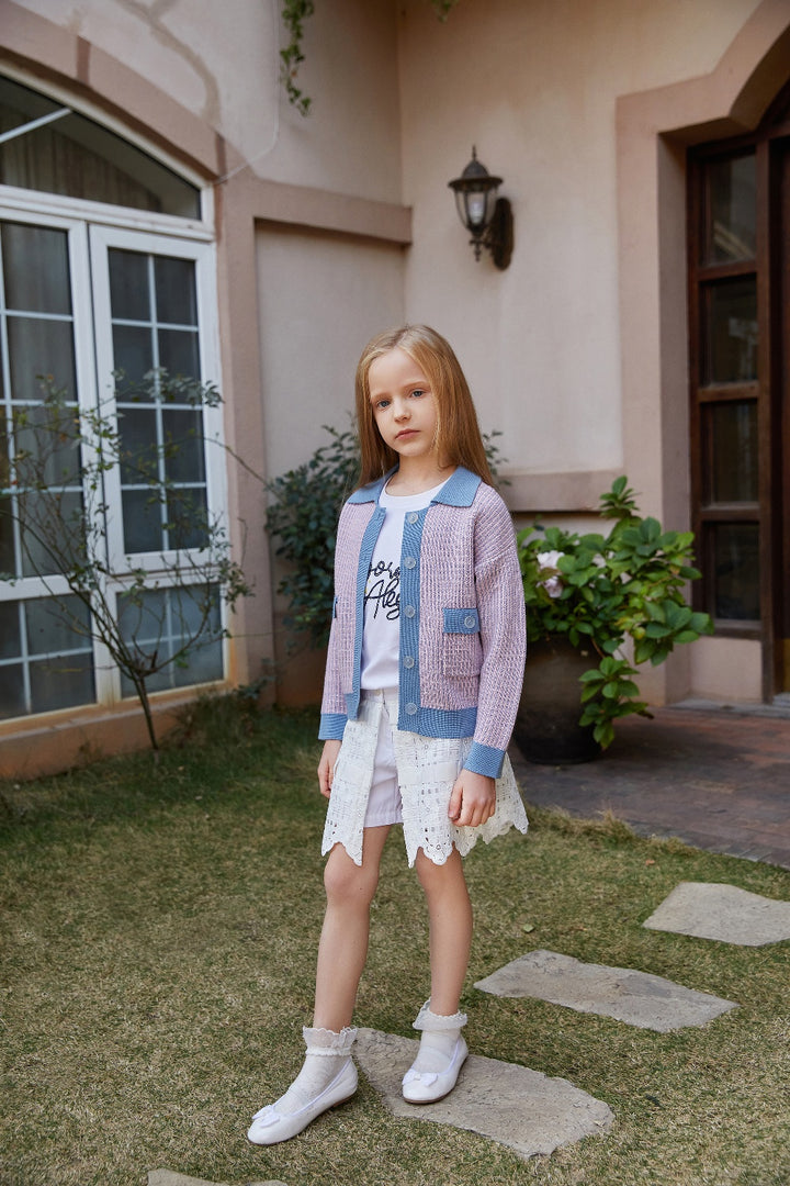 BORA AKSU KIDS Textured Stitch Cardigans