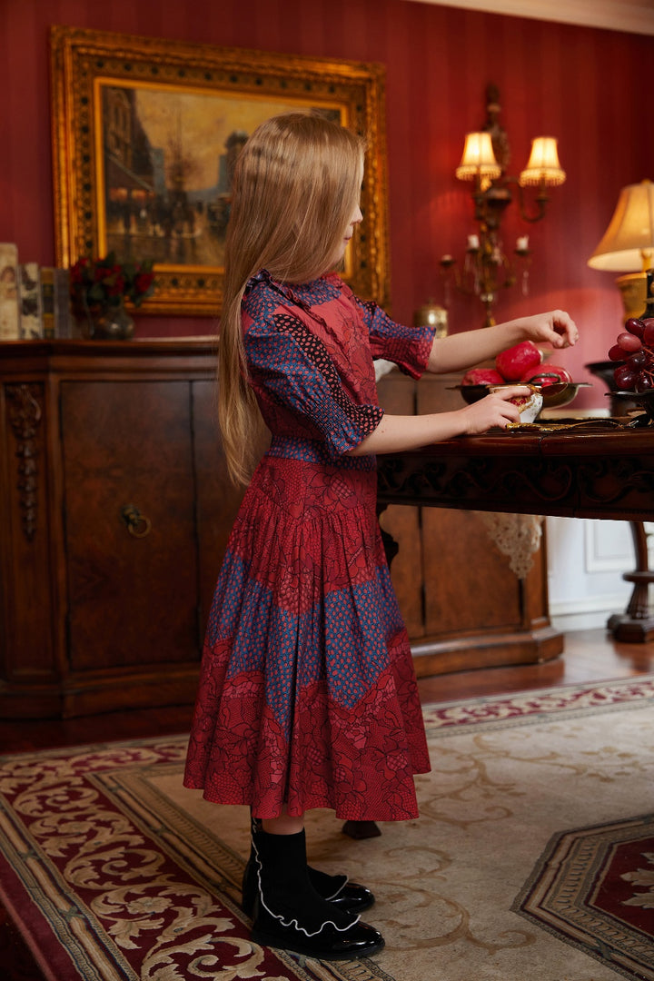 BORA AKSU KIDS Burgundy Red Skirts