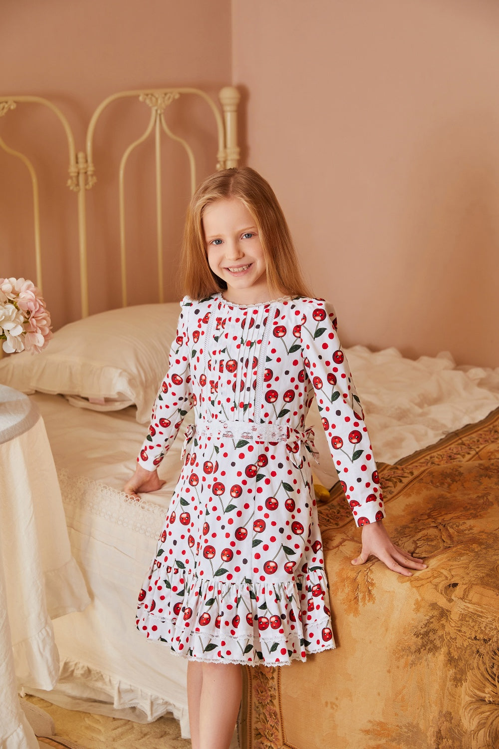 BORA AKSU KIDS Cherry Blossom Dresses