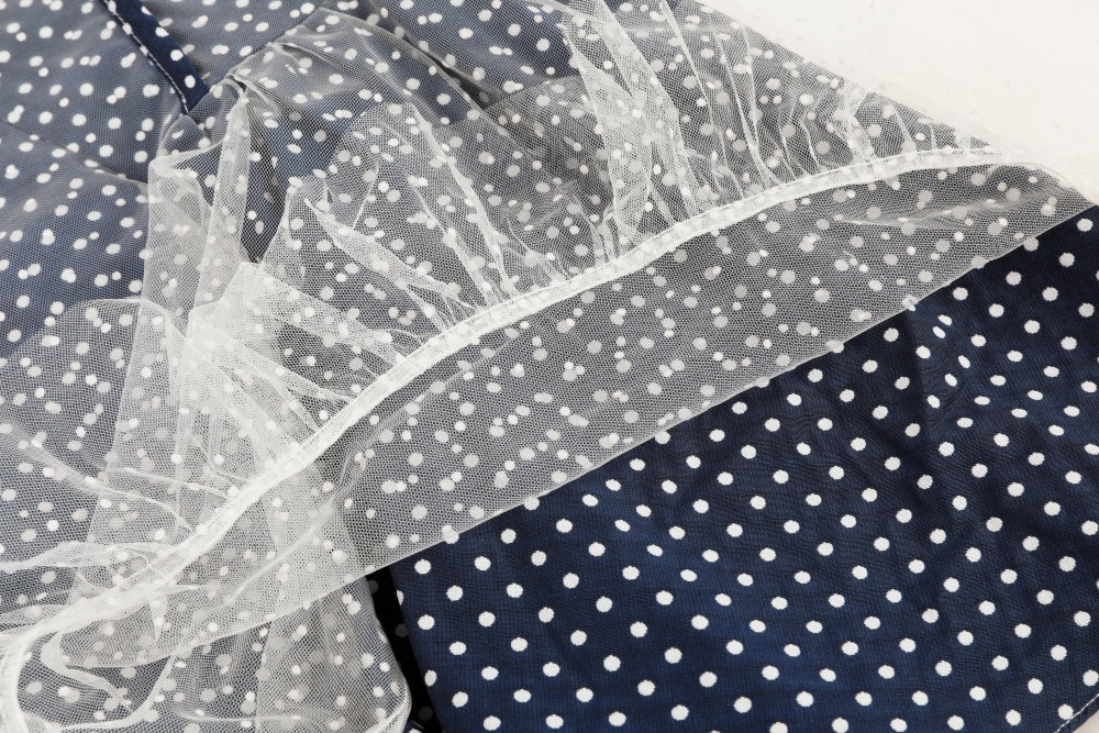 BORA AKSU KIDS Polka Dot Sheer Spring Dress