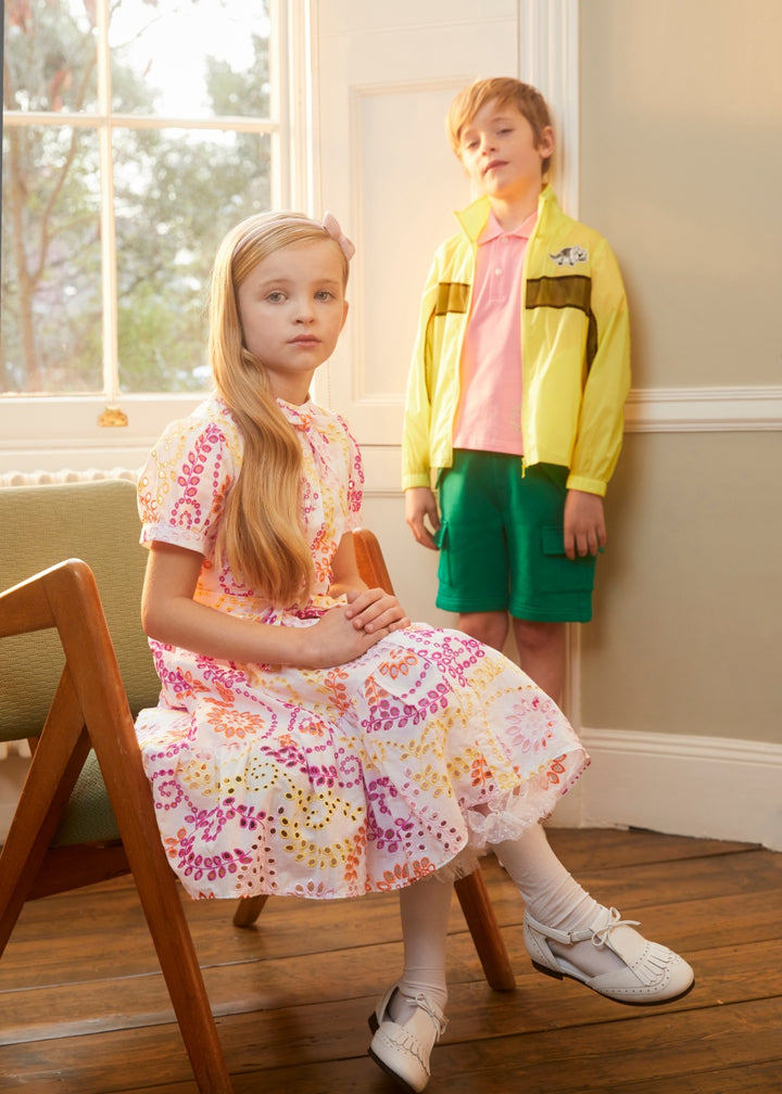 BORA AKSU KIDS Cartoon Element Spring Yellow Jacket