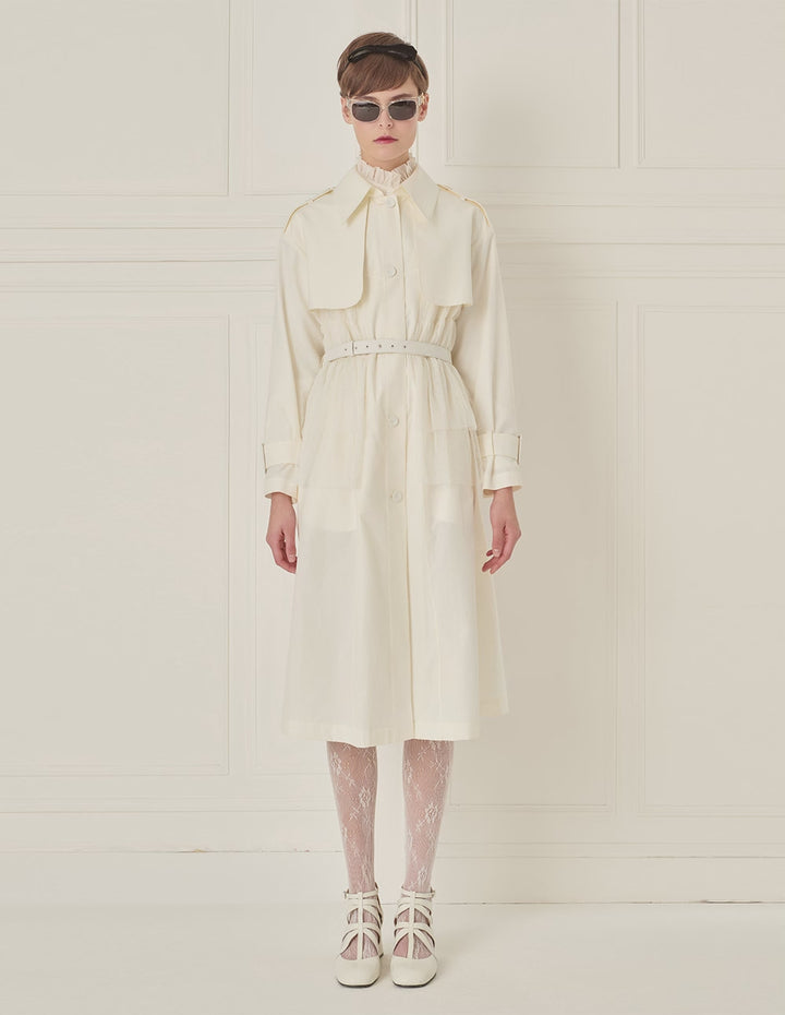 BORA AKSU Mesh Patchwork Windbreaker