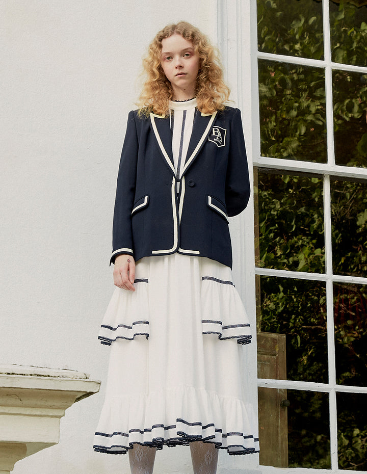 BORA AKSU Vintage-Textured Lace Dress