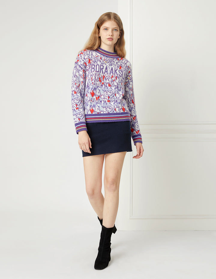 BORA AKSU Women Zipper Detailed A-Line Mini Skirt