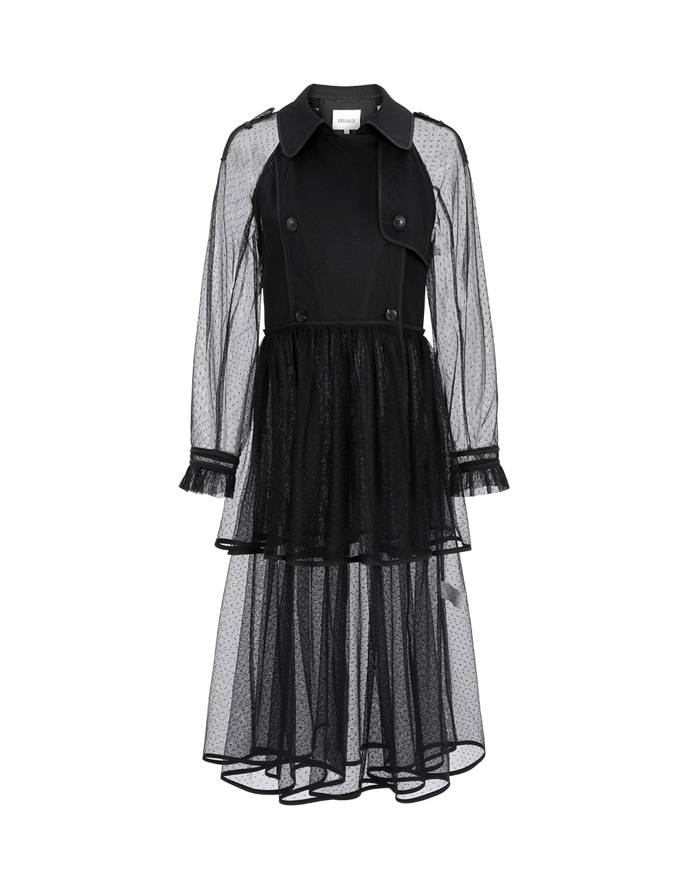 BORA AKSU Polka-Dot Tuile Splicing Windbreaker