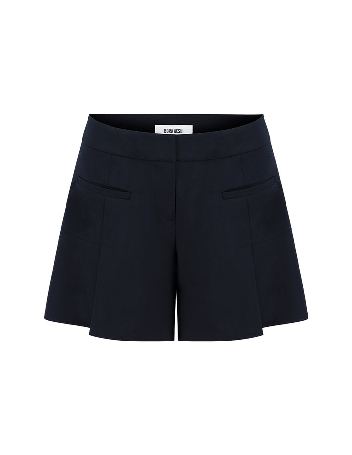 BORA AKSU Coordinating Navy Blue Simple Shorts