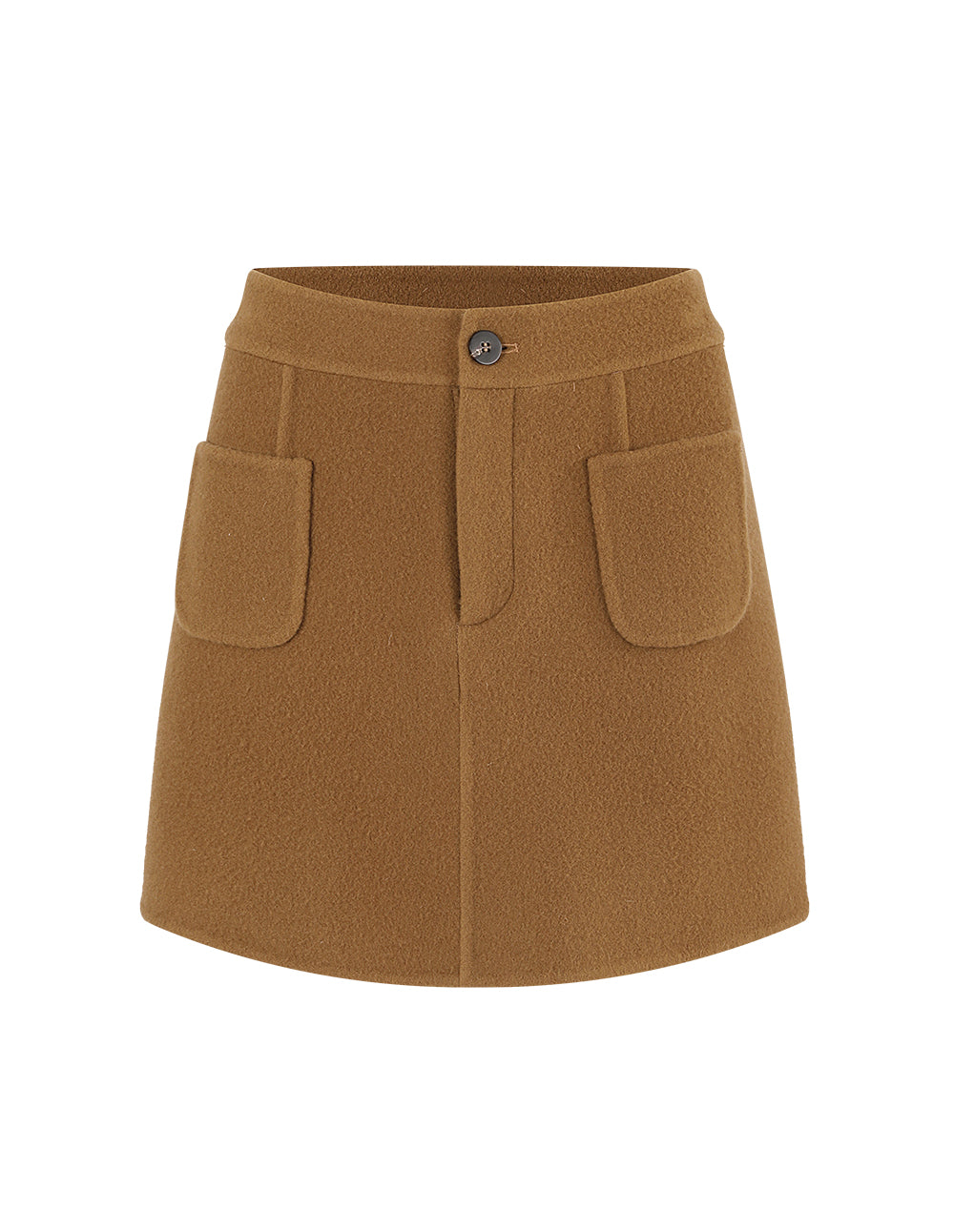 BORA AKSU Woollen Patch Pocket Mini Skirt