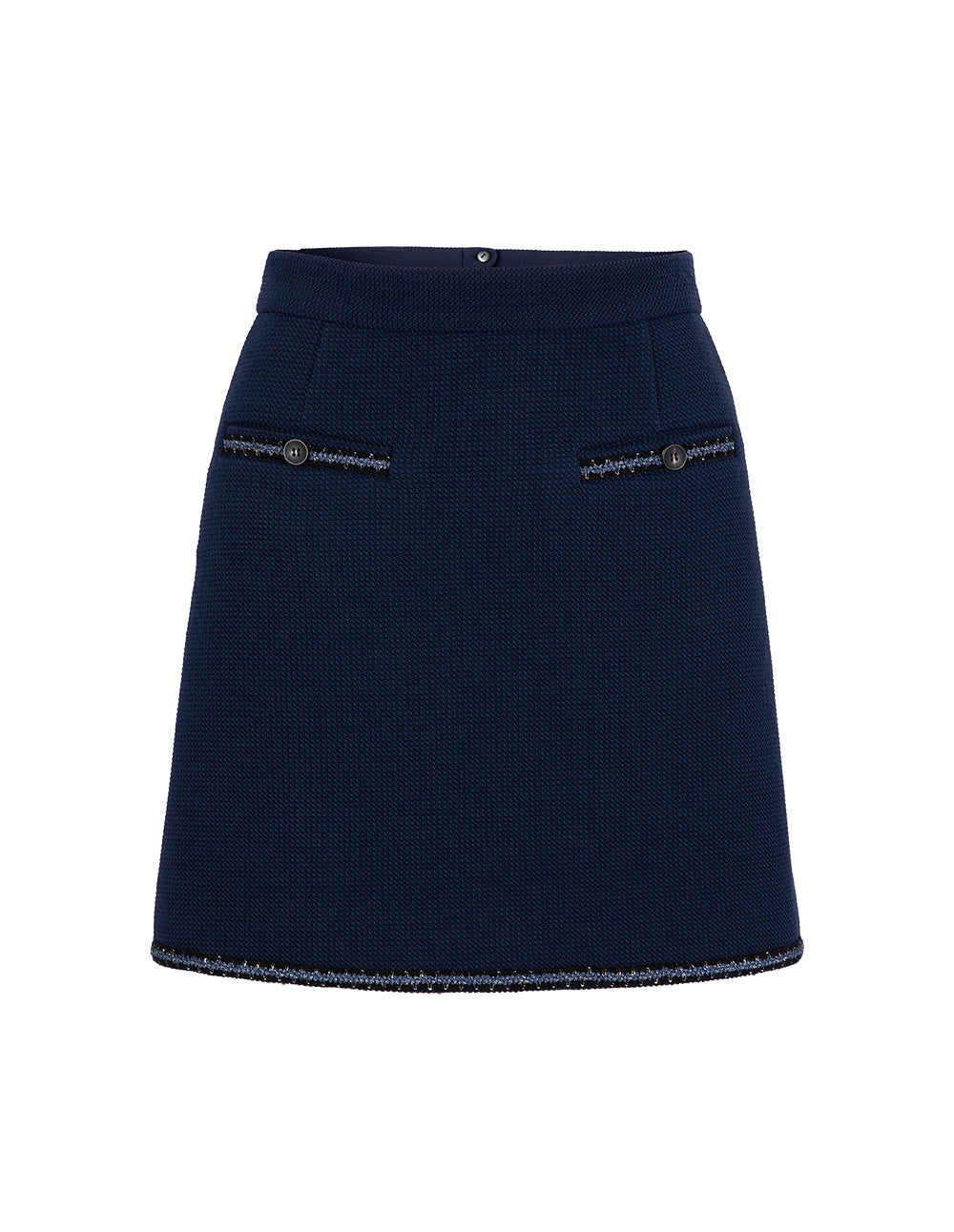 BORA AKSU Lace-Embellished A-Line Short Skirt