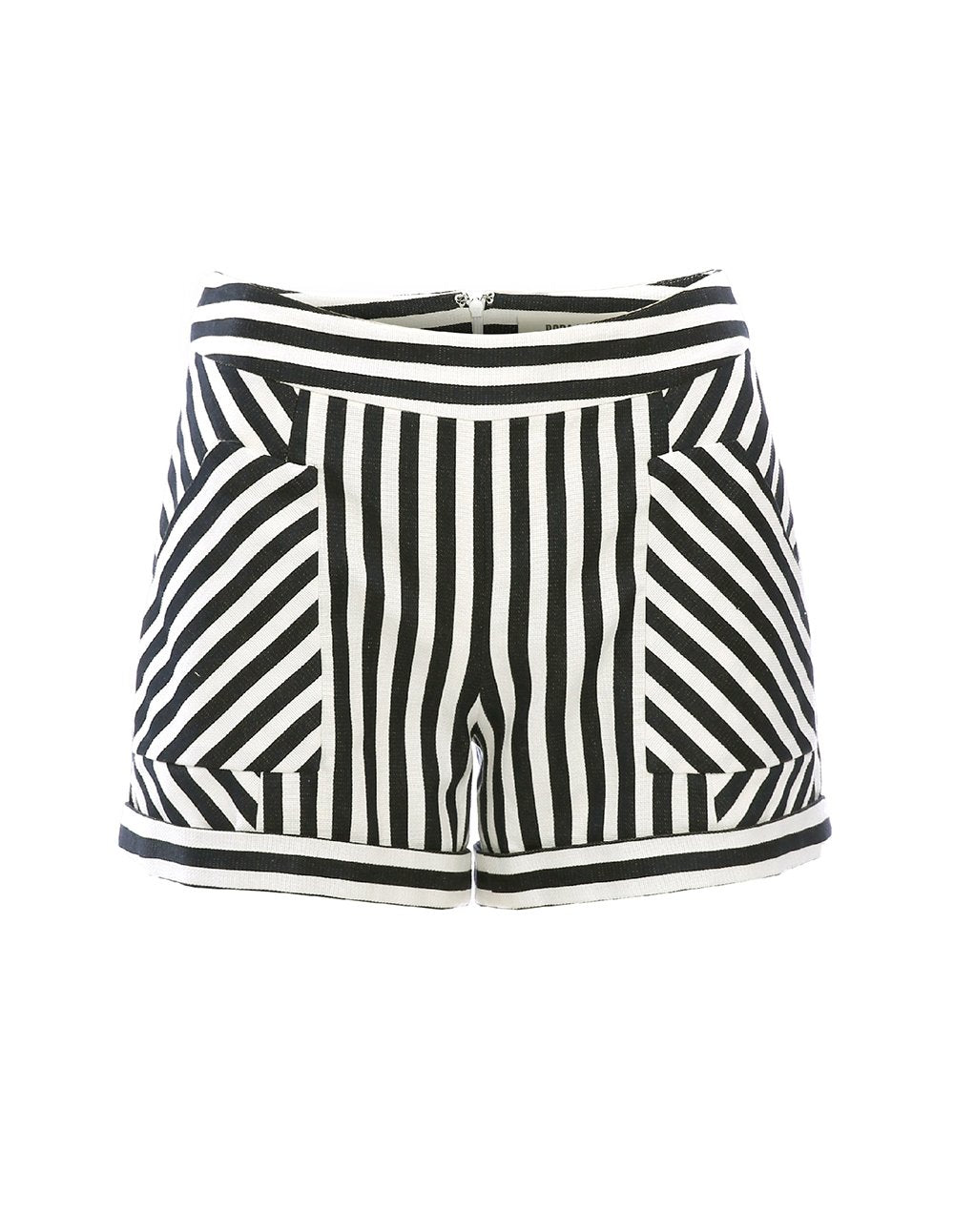 BORA AKSU Strip Pattern Slim Fit Shorts