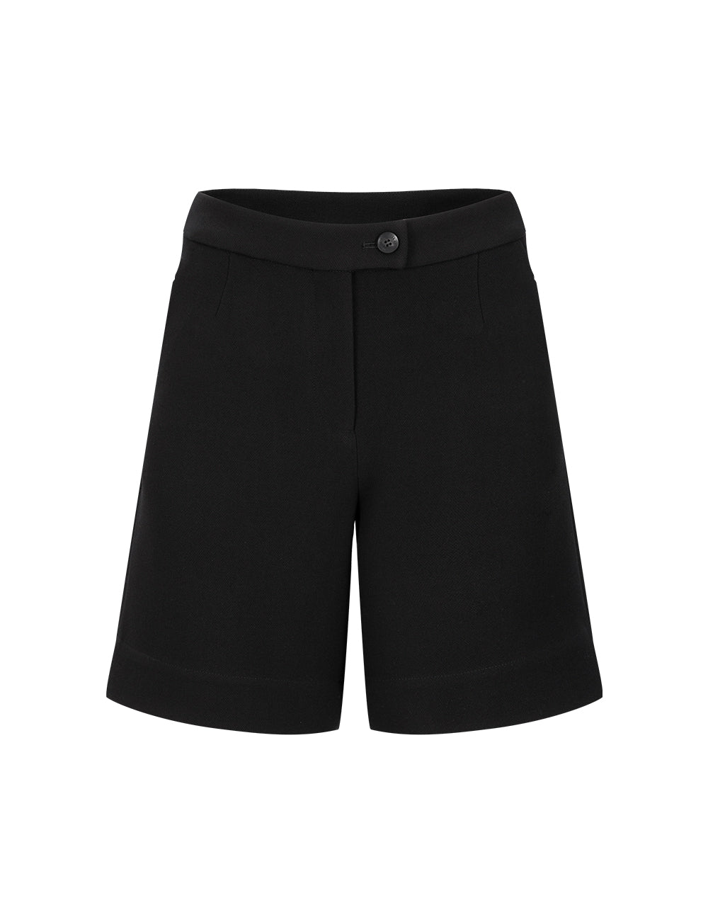 BORA AKSU Simple All-Match Pure Black A-Line Shorts