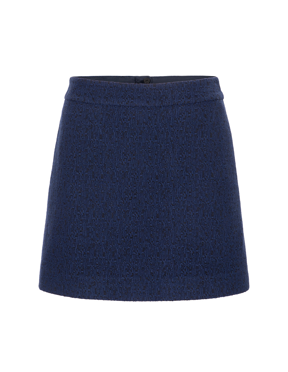BORA AKSU Elegant All-Match Tweed A-Line Skirt