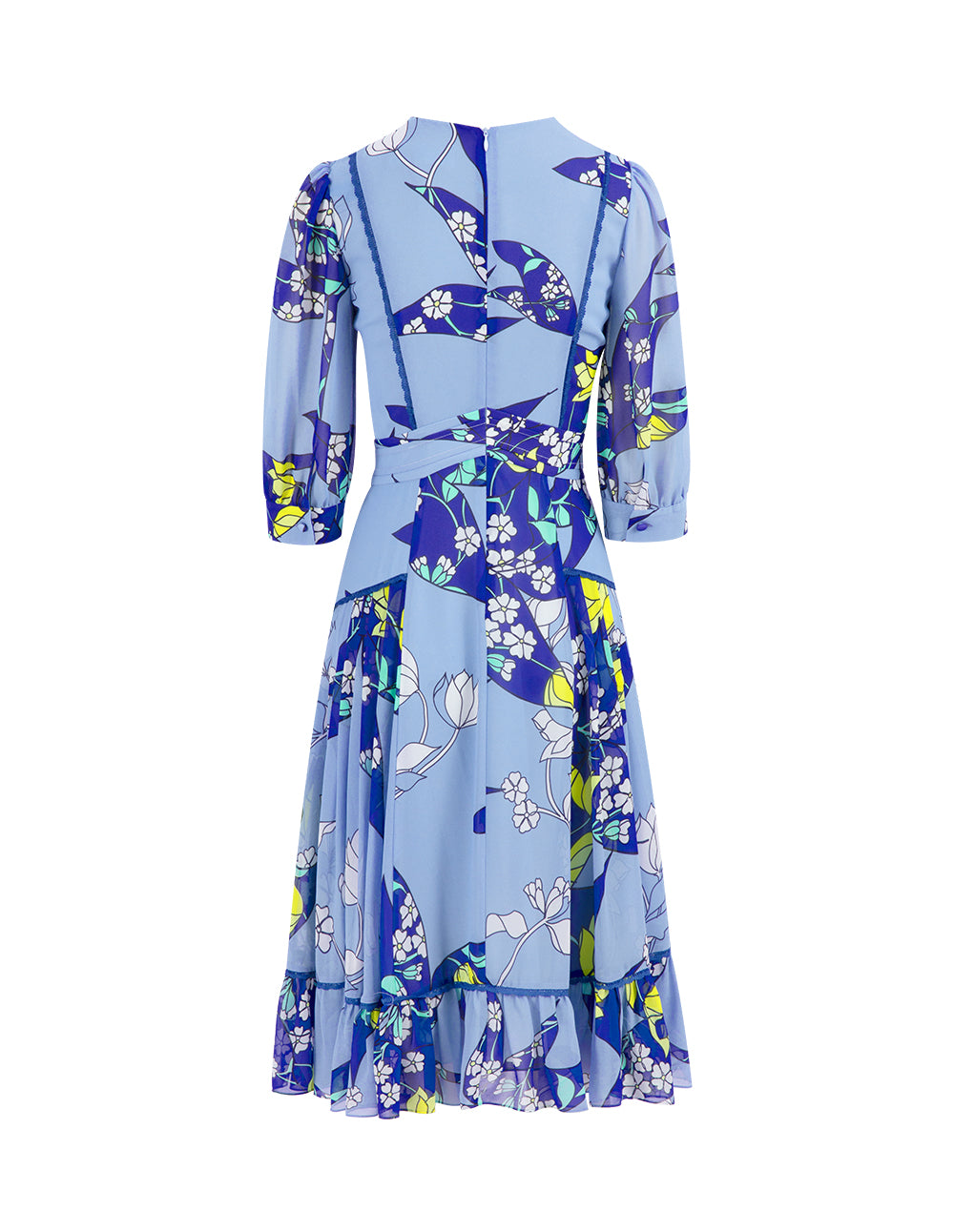 BORA AKSU V-Neck Print Waist Dress