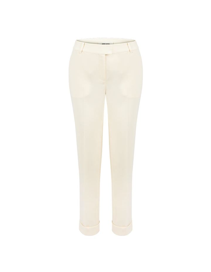 BORA AKSU Simple Cuffed Slim-Fit Trousers